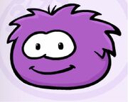 Cute Purple Puffles