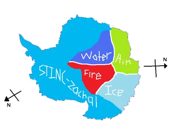 The extent of Olde Antarctica during the STINC reign.