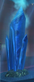 A Vinifera crystal kept in a laboratory.
