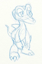 Dolphin norn sketch drawn by DarkBurraki