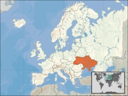 Location of Nova Ukrayina