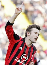 Michael Black celebrating a penalty goal in a match against IrishLand (where Arcadia won 5-3 on penalties)