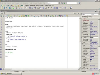 Delphi 7 Personal customized IDE.