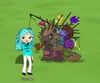 Quill the porcupine will exchange junk items for coins.