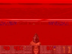 Caught in the crusher, Doom E2M4. Ouch.