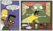Simpsons Comics homage to Doom called DUMB