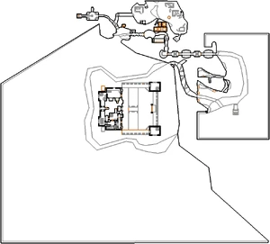 Automap view of MAP08: Beast Island