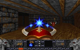 Dragon Claw in Heretic E1M4