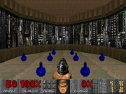 A group of health bonuses found in an alcove in Doom II MAP01: Entryway.