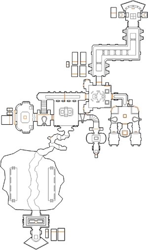 Automap view of MAP22: Rubicon