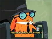 Ling-Ling as Mr. Nagasaki.