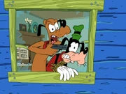 Pluto and Goofy.