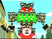 The sweatshop kids gang up on Spanky.