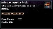 Acrylia Desk