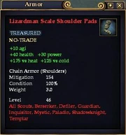 Lizardman Scale Shoulder Pads