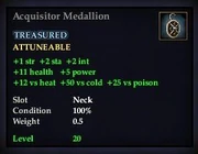 Acquisitor Medallion