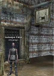 Innkeeper Zahar and Safe Haven