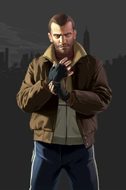 Artwork de Niko Bellic.