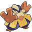 Imagen de Hariyama en Pokémon Rojo Fuego y Verde Hoja