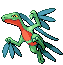 Imagen de Grovyle en Pokémon Esmeralda