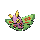 Imagen de Dustox hembra en Pokémon Platino