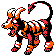 Imagen de Houndoom en Pokémon Plata