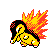 Imagen de Cyndaquil en Pokémon Plata