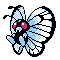 Imagen de Butterfree en Pokémon Cristal