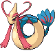 Imagen de Milotic hembra en Pokémon Platino