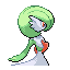 Imagen posterior de Gardevoir en la tercera generación