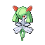 Imagen de Kirlia en Pokémon Rojo Fuego y Verde Hoja