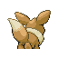 Imagen posterior de Eevee en la tercera generación