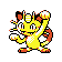 Imagen de Meowth en Pokémon Oro