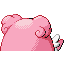 Imagen posterior de Blissey en la tercera generación