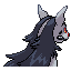 Imagen posterior de Mightyena en la tercera generación