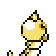 Imagen posterior de Weedle en la primera generación