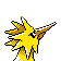 Imagen posterior de Zapdos en la segunda generación