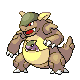 Imagen de Kangaskhan hembra en Pokémon Diamante y Perla