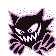 Imagen de Haunter en Pokémon Rojo y Azul