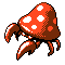 Imagen de Parasect en Pokémon Cristal