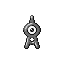 Imagen de Unown en Pokémon Rojo Fuego y Verde Hoja