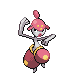 Imagen de Medicham hembra en Pokémon Platino