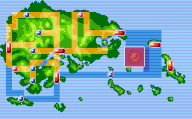 Localización de la ruta 126 en Hoenn