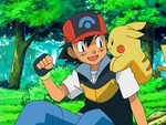 Ash con Pikachu