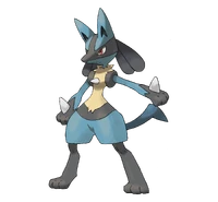 Ilustración de Lucario
