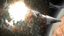 El Devastador explota.