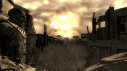 Depending on the player's action, Megaton's nuclear bomb might end up being detonated