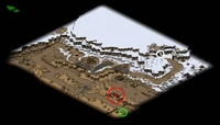 Map of Cheyenne Mountain from Fallout Tactics: Brotherhood of Steel.