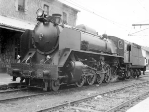 Mikado  141f 2114 entregada a RENFE en 1954