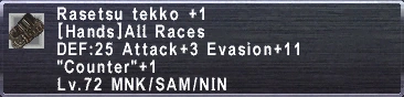 Rasetsu Tekko Plus 1